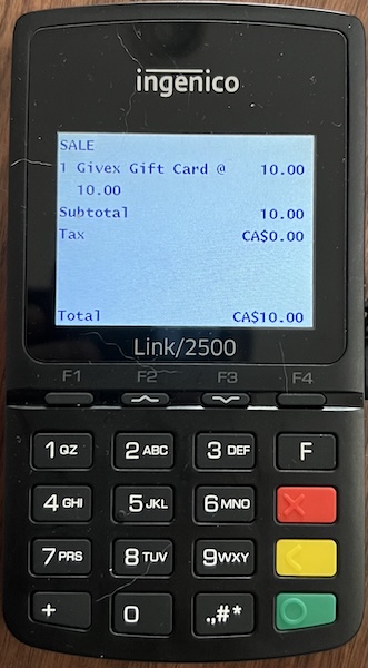 The Link 2500 terminal
