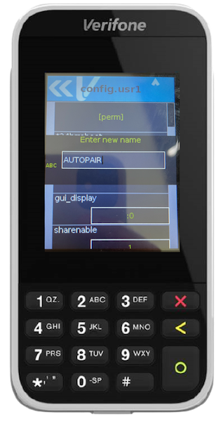 Adding the autopair value to the perm section in the config editor.