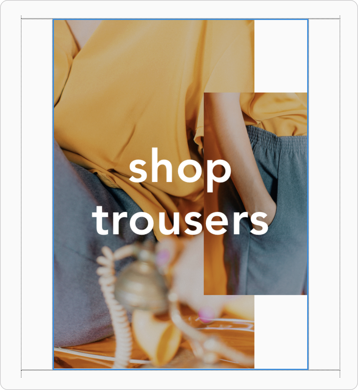 A screenshot shows an image with padding.