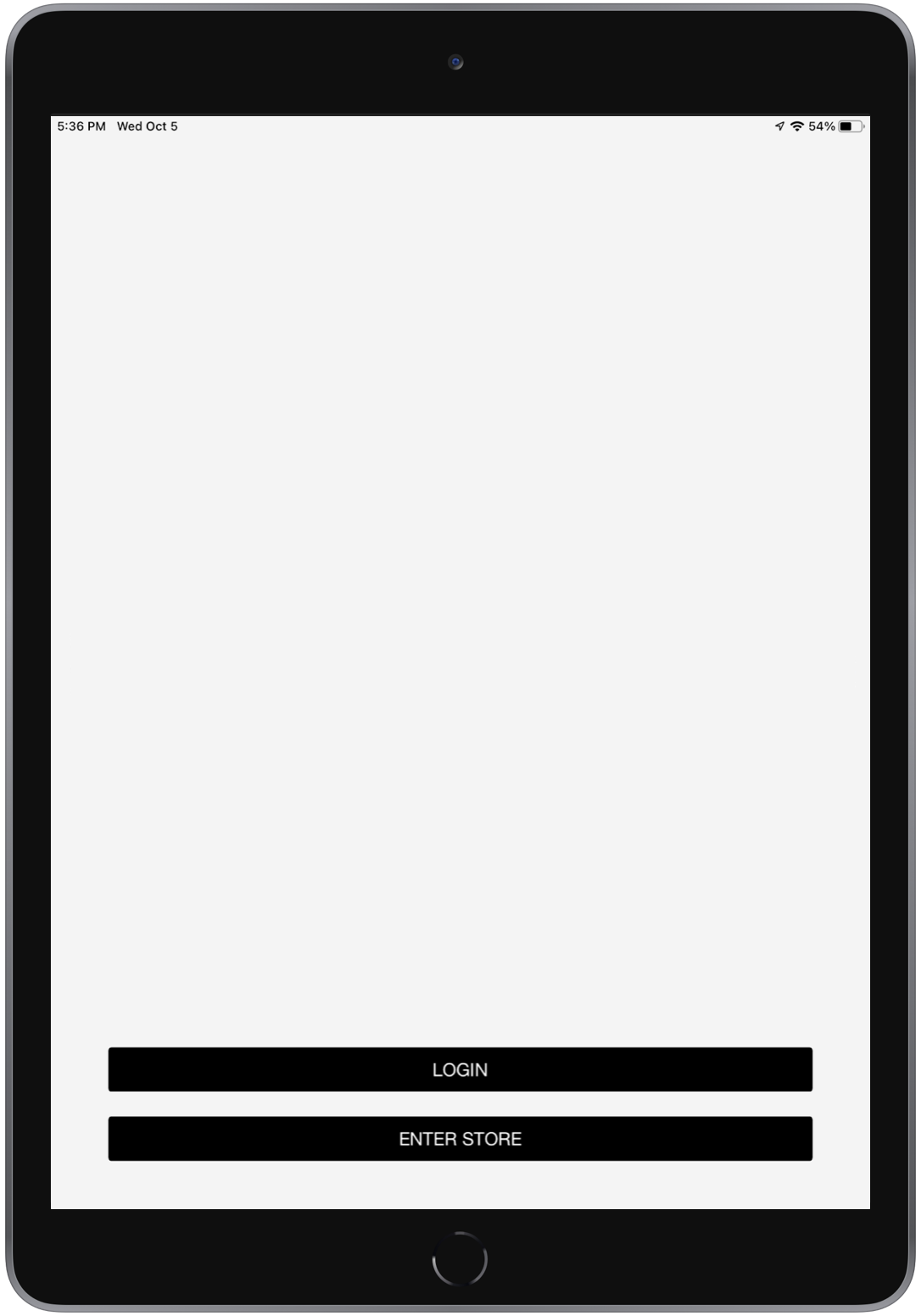 POS app shows a login screenshot.