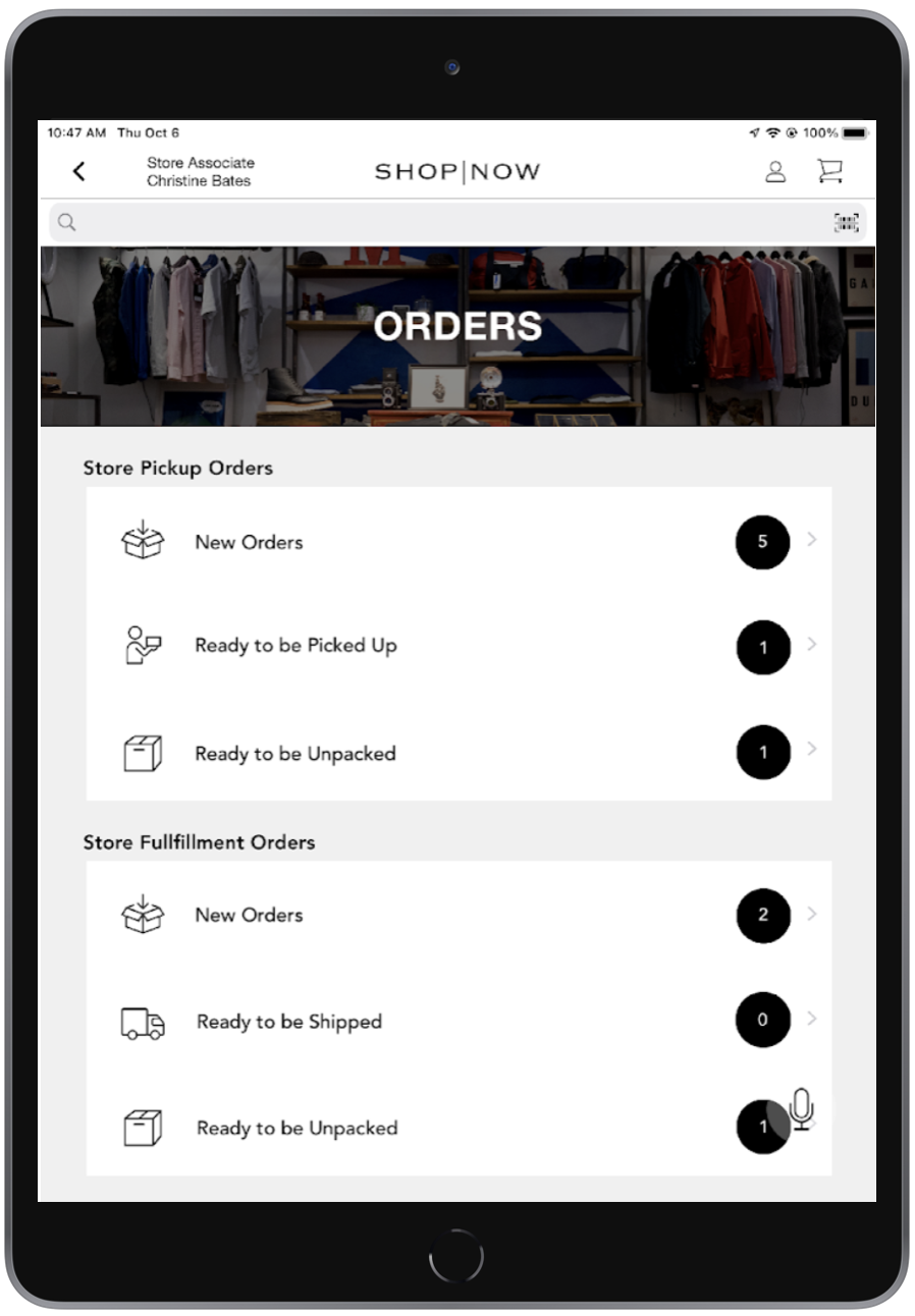 POS app shows a title image.