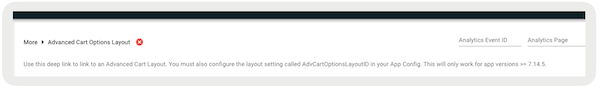 The Advanced Cart Options setting in Point of Sale CMS.