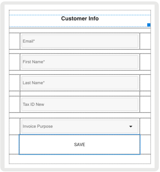 The Customer Info section in Point of Sale CMS.