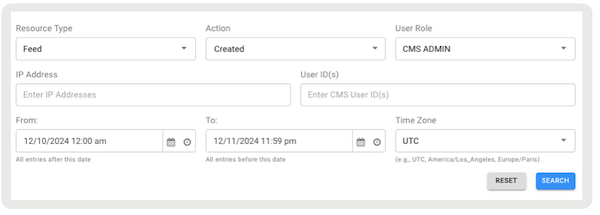 Configuring Resource Types in Point of Sale CMS.