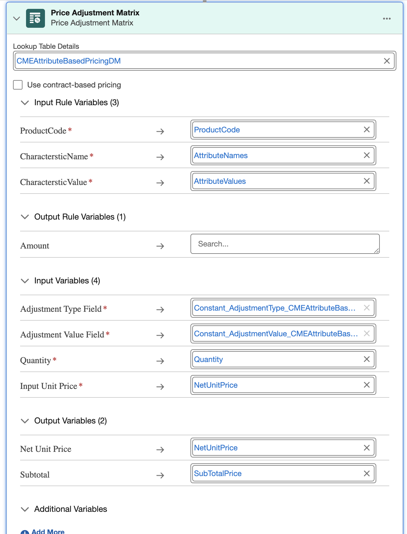 Implement Attribute-Based Pricing