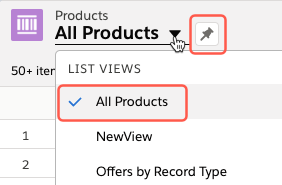 all products as default view