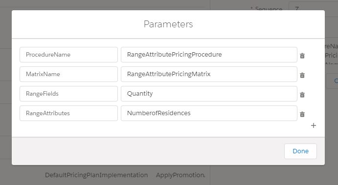 Parameters