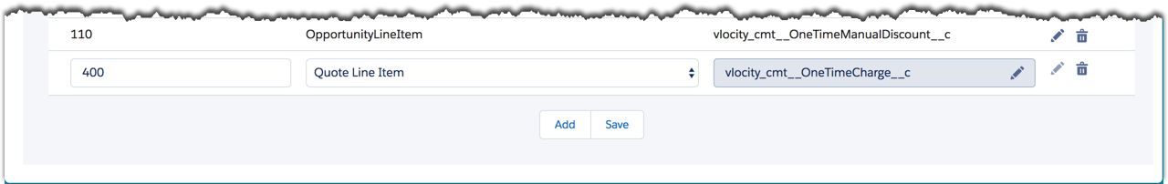 The Quote Line Item field is displayed.