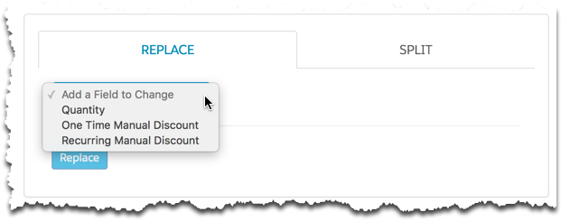 The location of the Add a Field to Change menu command.