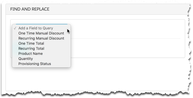 The location of the Add a Field to Query menu command.