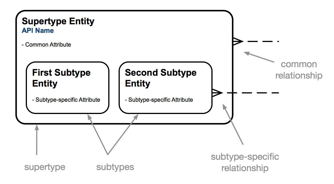Supertype and Subtype examples