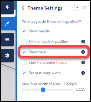 Theme Guidance: Hero Component