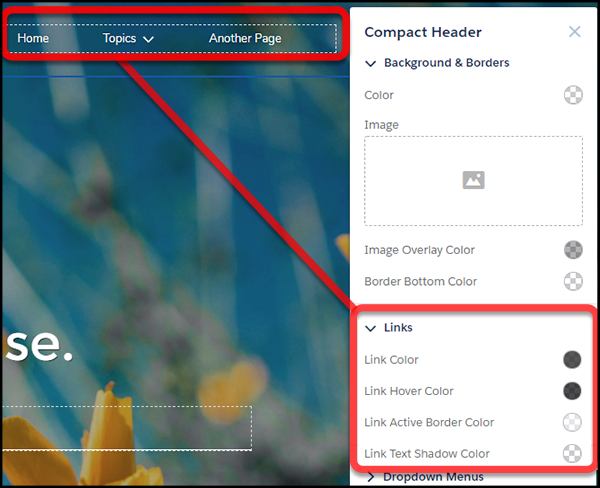 Theme Guidance: Header Components