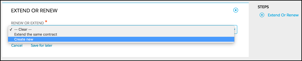 Extend or renew screenshot