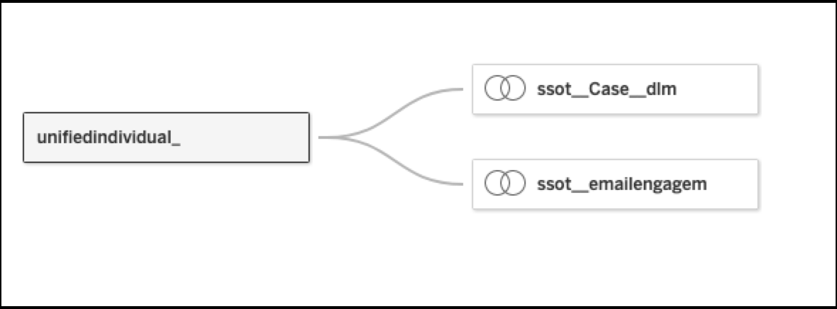 Join between Unified Individual DMO and engagement DMOs