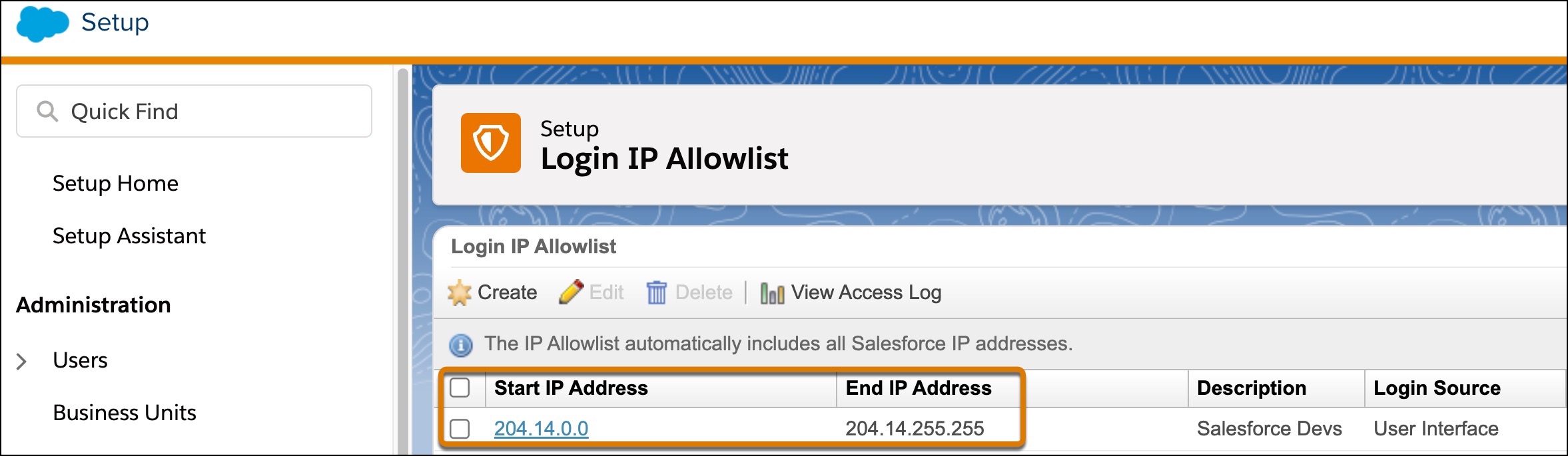 Marketing Cloud Allowlist