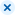 blue X button