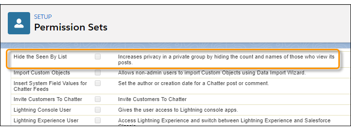 Hide the Seen By List permission