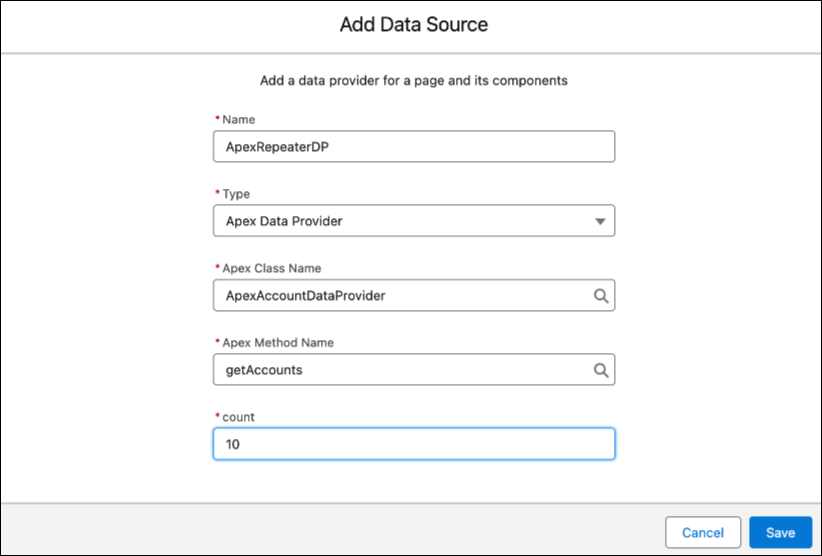 Add data source