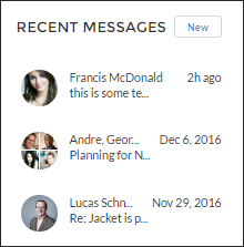 Message Notificaiton component