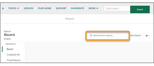 Search field on a Salesforce Object page