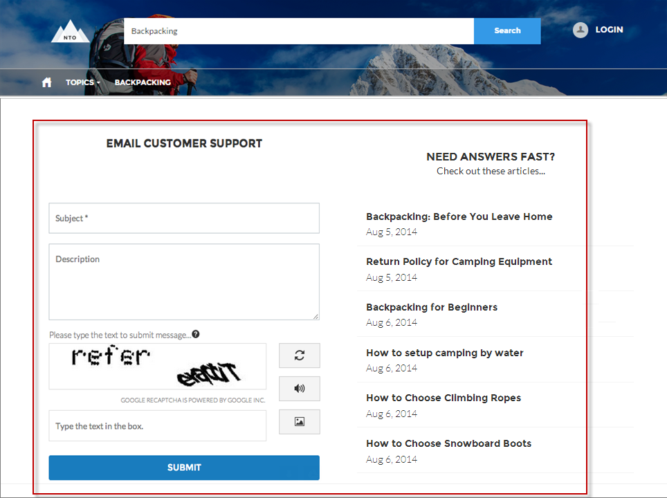 component Caseformulier maken