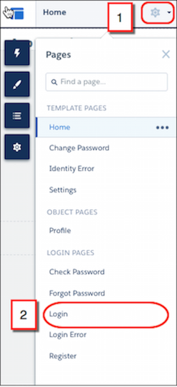 Editor voor branding in Builder