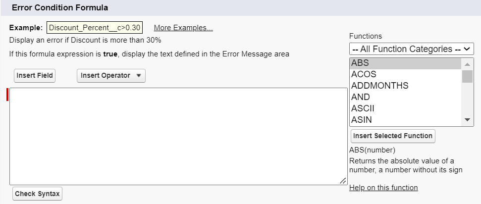 Tips for Writing Validation Rules