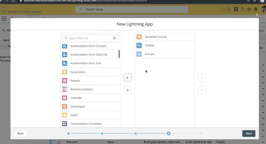 Add app page to mobile navigation