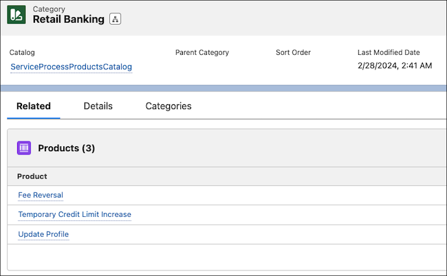 categoria Retail Banking