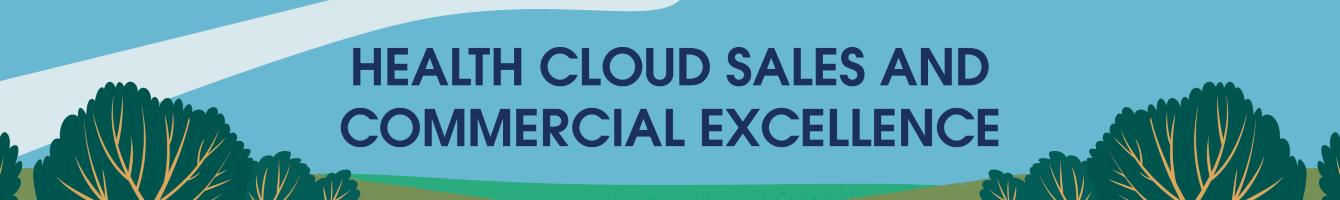 Pancarta de ventas y excelencia comercial de Heath Cloud