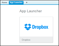 choose Dropbox from the App Launcher