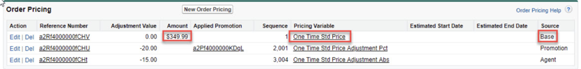 base price adjustments