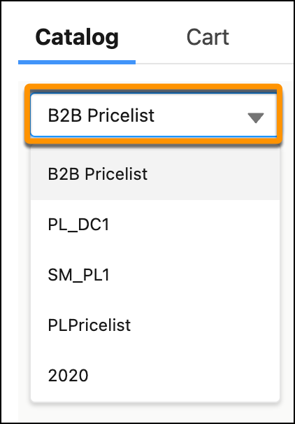 Selecta pricelist