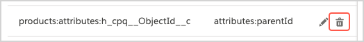 The Delete icon