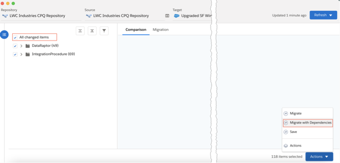 Migrate with Dependencies