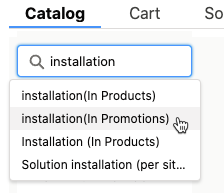 Search promotions
