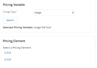 Pricing Variable