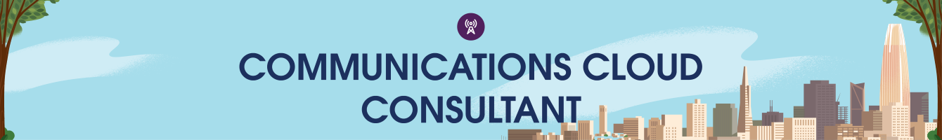 Communications Cloud Consultant learning journey banner