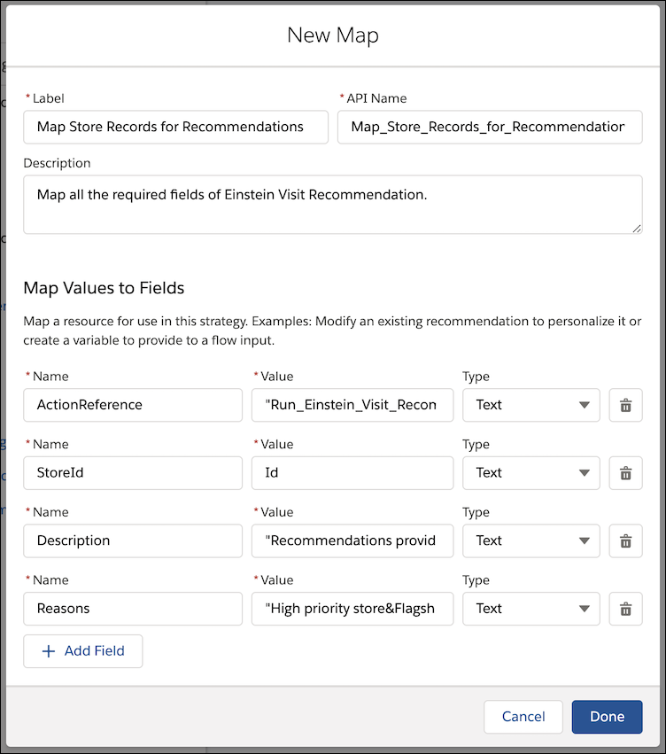 Map element