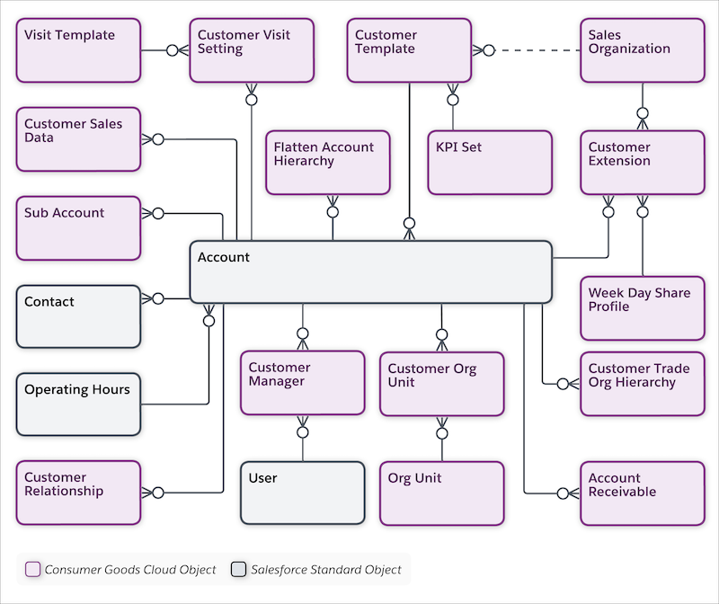 Objects under Customer Master