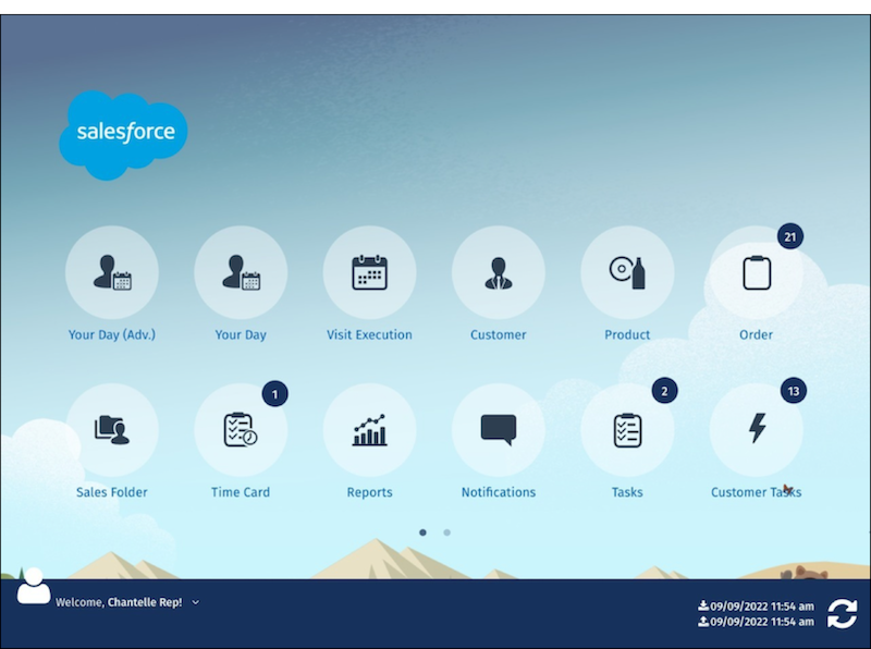 Main Menu for Enhanced Data Model