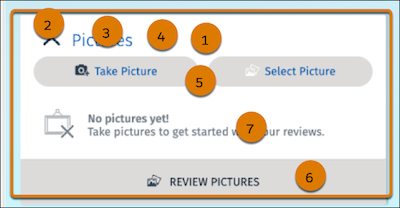 Basic card that shows the Pictures tile