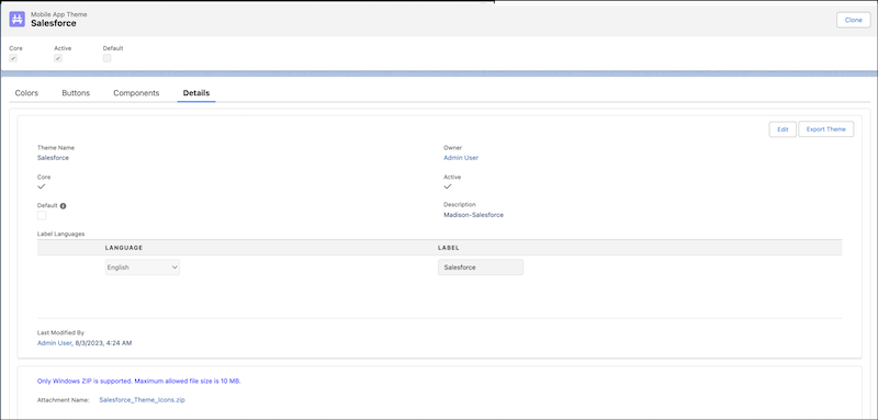Salesforce_Theme_Icons.zip attachment with images and icons in the active Salesforce theme