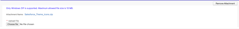 Upload Theme file