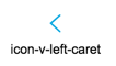 Icon left caret screenshot