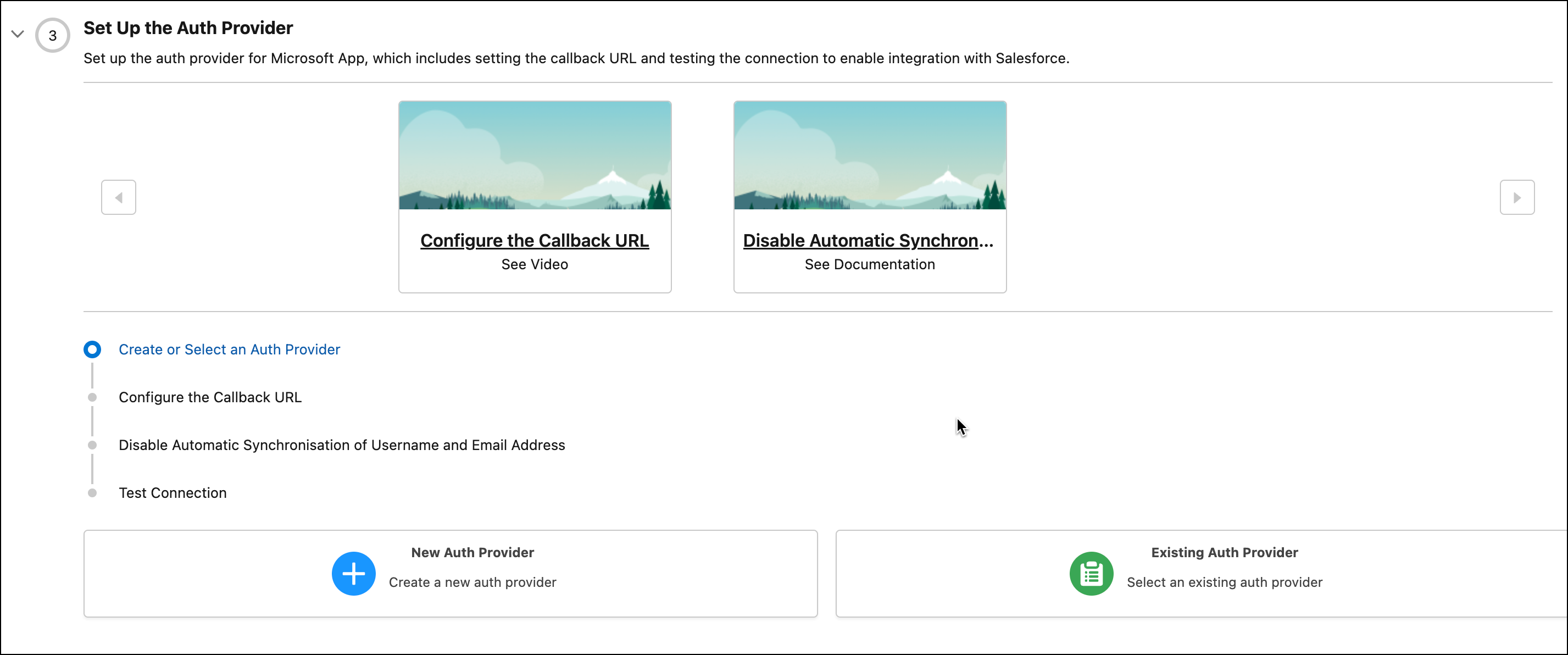 Setting up the Auth Provider