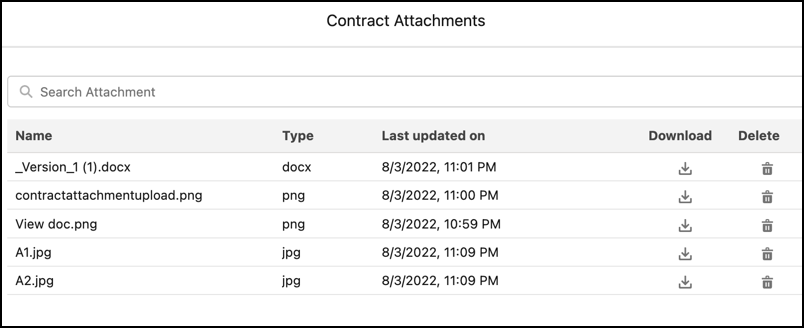 Search attachement to search for a file.