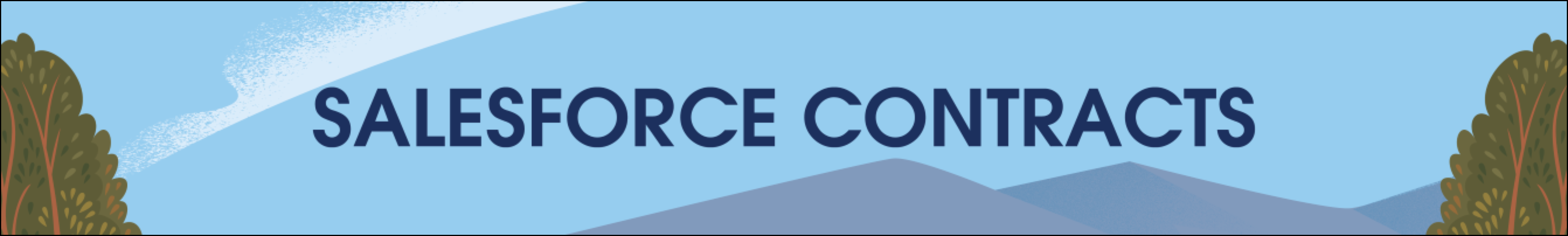 Salesforce Contracts banner