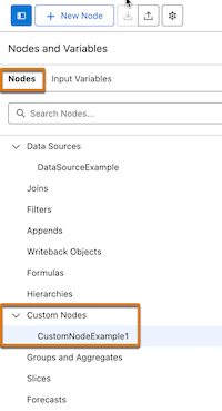 Custom Nodes option in the Nodes tab.